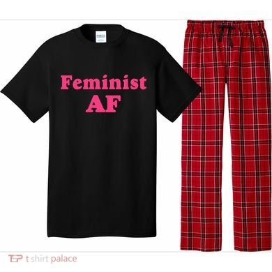 Feminist Af Feminism Retro Style Cool Gift Pajama Set