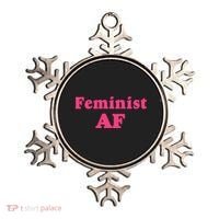 Feminist Af Feminism Retro Style Cool Gift Ornament thumb 0