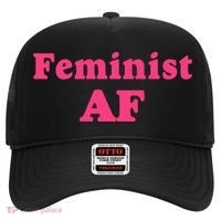 Feminist Af Feminism Retro Style Cool Gift Hat thumb 0