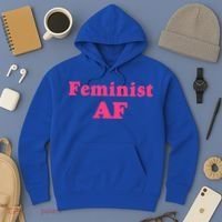 Feminist Af Feminism Retro Style Cool Gift Hoodie thumb 3