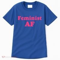 Feminist Af Feminism Retro Style Cool Gift Tall T-Shirt thumb 0