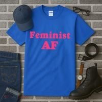 Feminist Af Feminism Retro Style Cool Gift Tall T-Shirt thumb 3