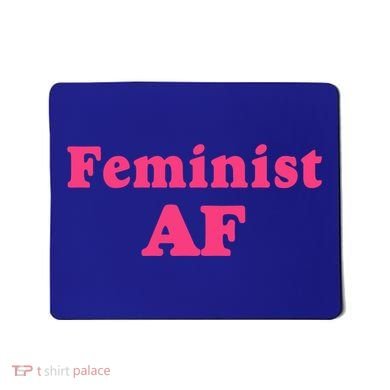Feminist Af Feminism Retro Style Cool Gift Mousepad
