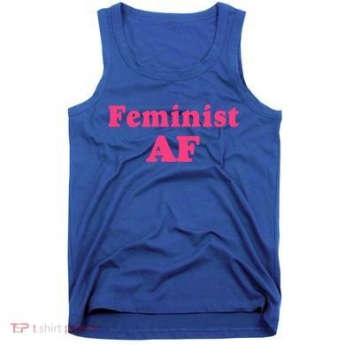 Feminist Af Feminism Retro Style Cool Gift Tank Top