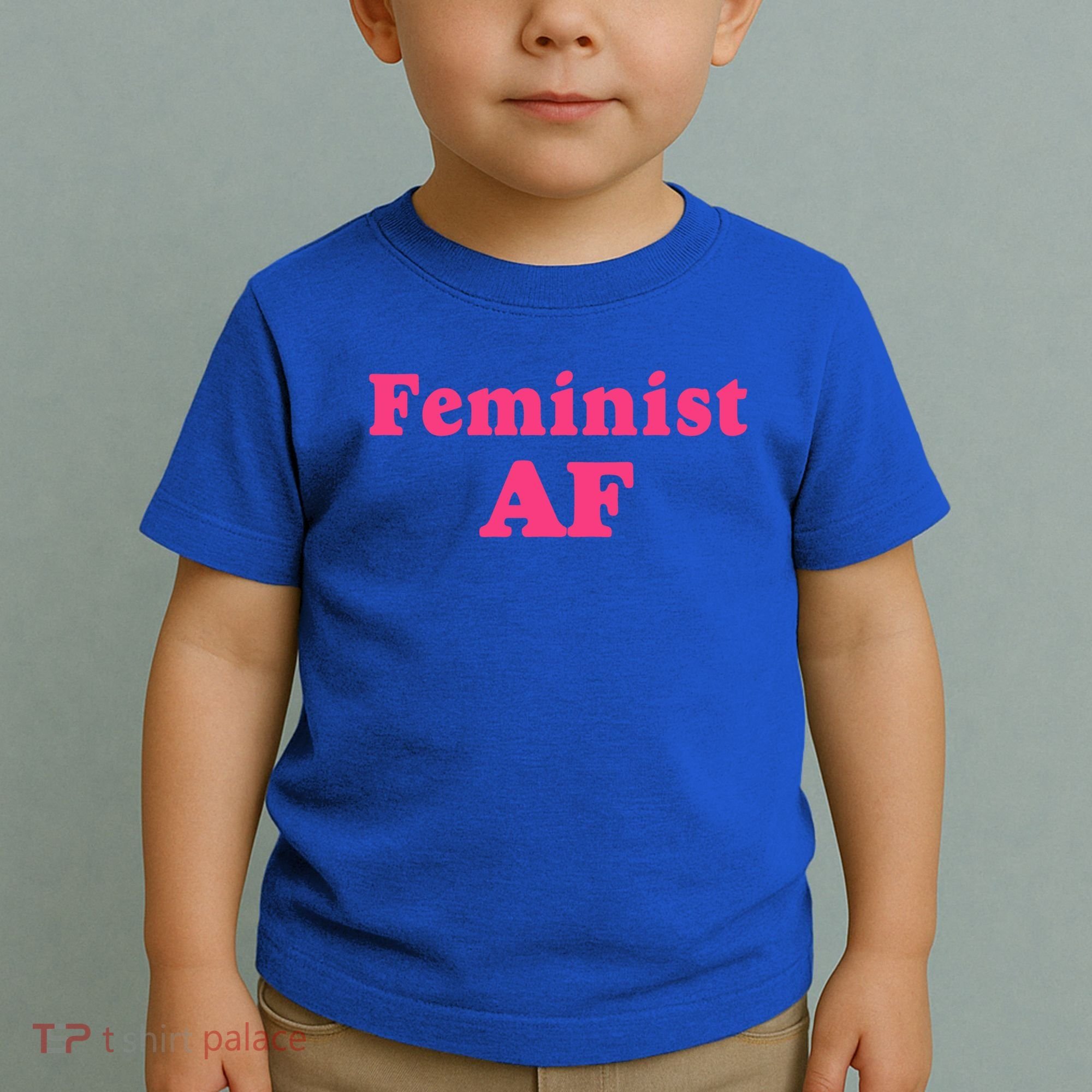 Feminist Af Feminism Retro Style Cool Gift Toddler T-Shirt