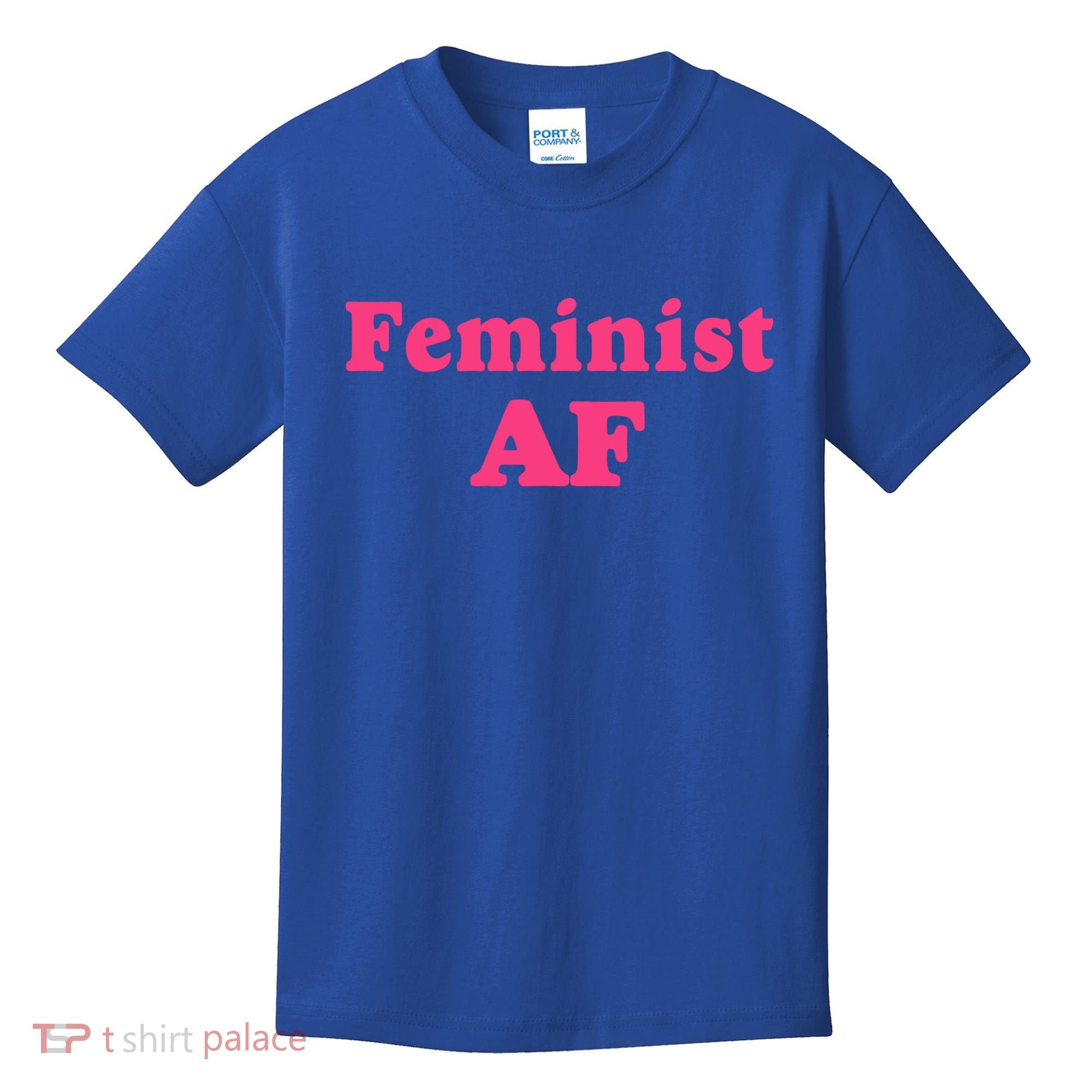 Feminist Af Feminism Retro Style Cool Gift Kids T-Shirt