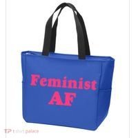 Feminist Af Feminism Retro Style Cool Gift Tote Bag thumb 3