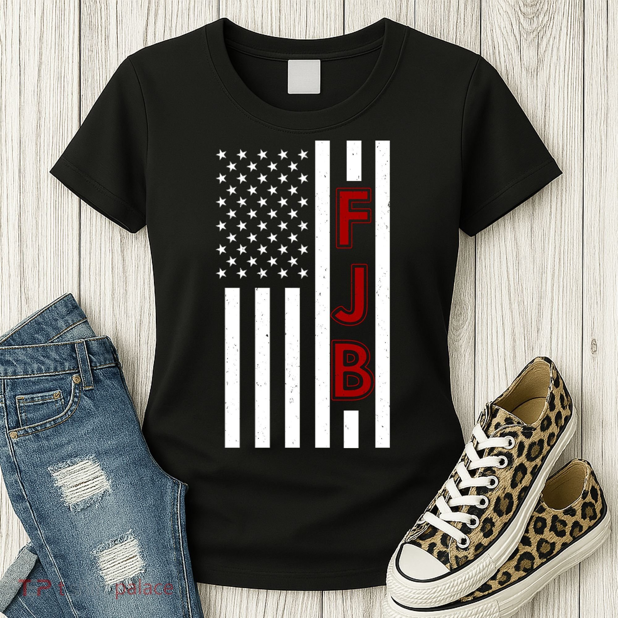 FJB American Flag Women's T-Shirt