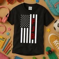FJB American Flag Kids T-Shirt thumb 3