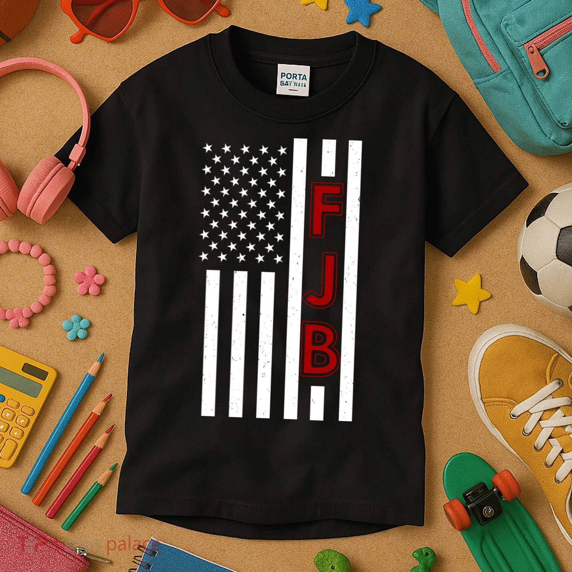 FJB American Flag Kids T-Shirt