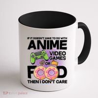 Funny Anime Food And Video Games Coffee Mug thumb 1