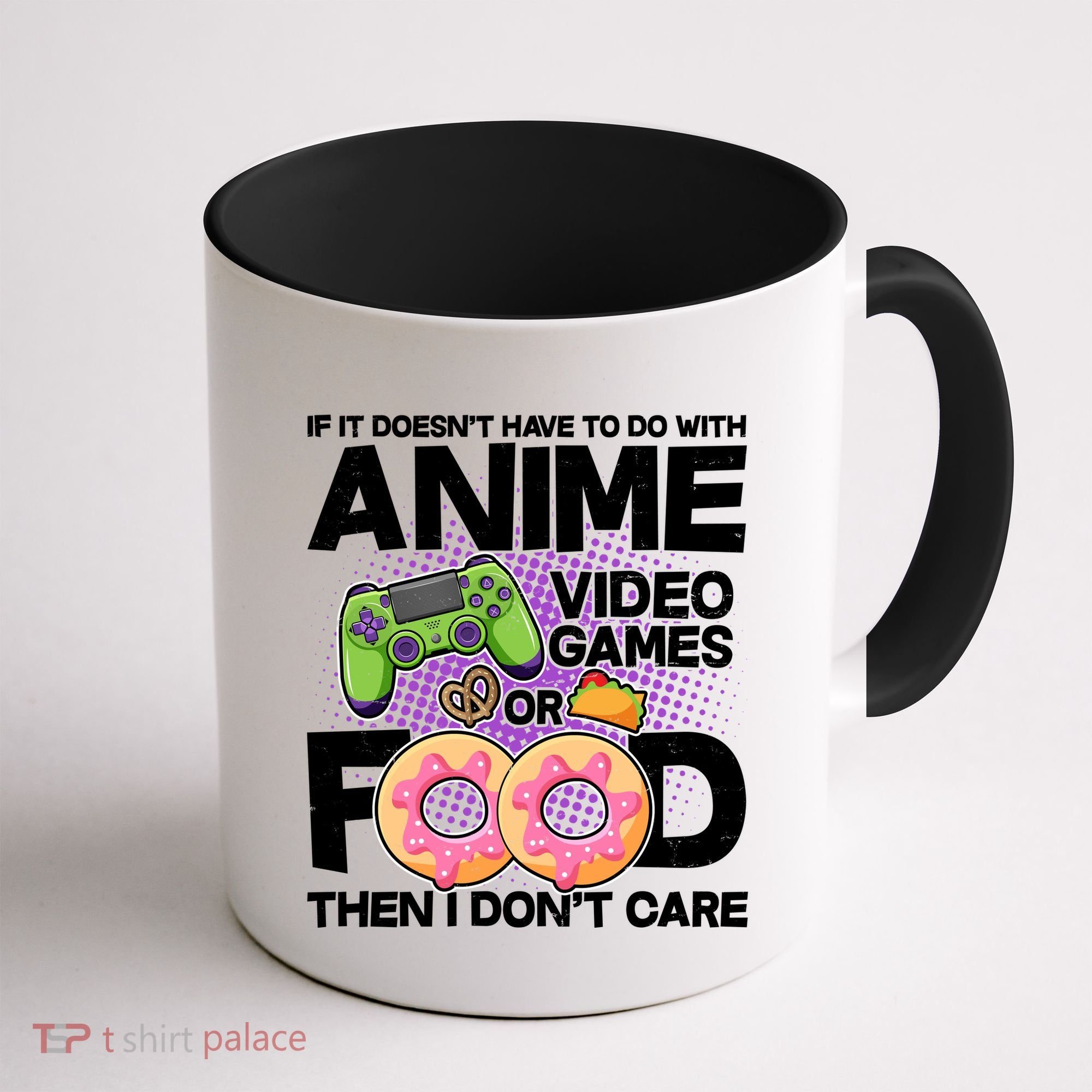 Funny Anime Food And Video Games Coffee Mug