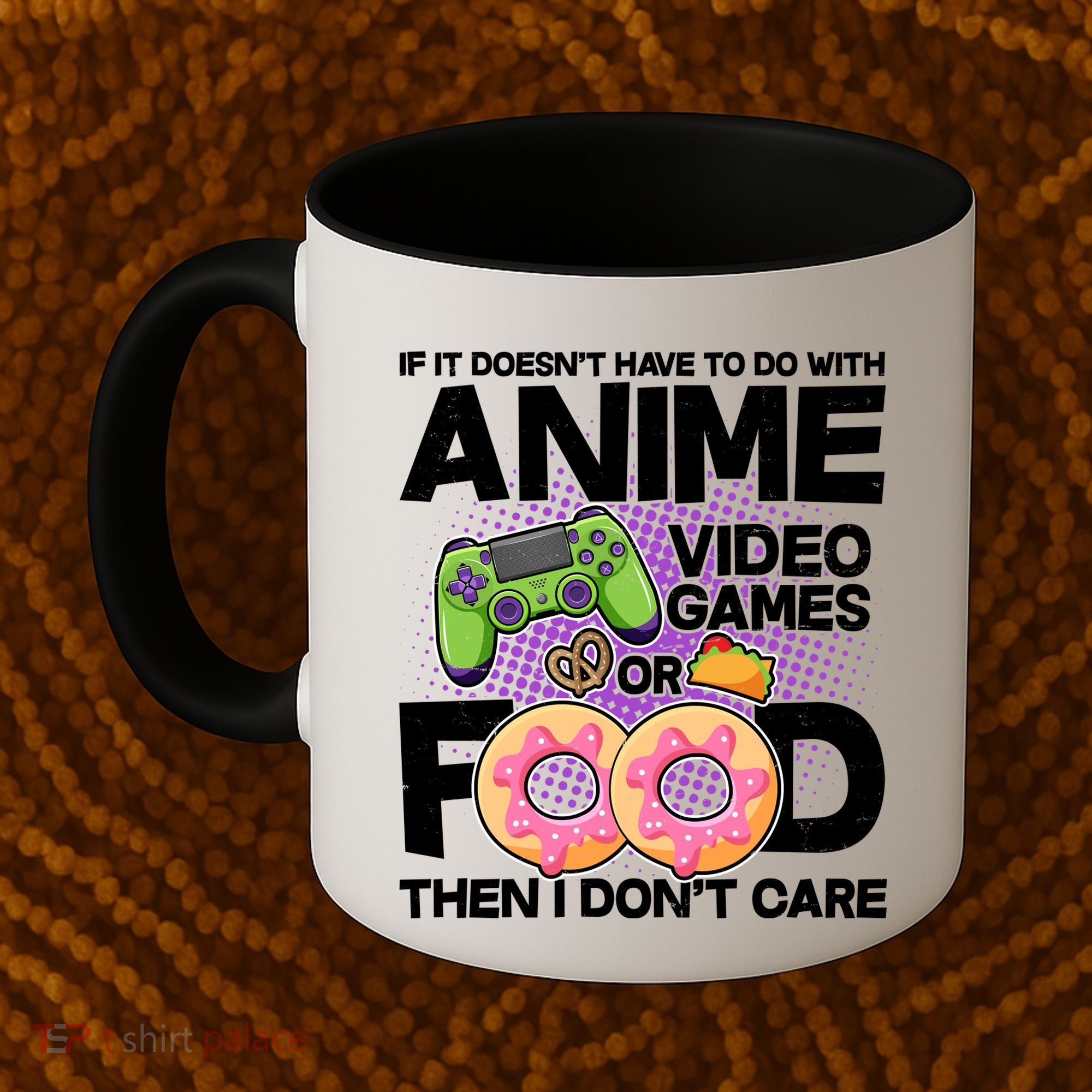 Funny Anime Food And Video Games Coffee Mug