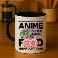 Funny Anime Food And Video Games Coffee Mug thumb 4