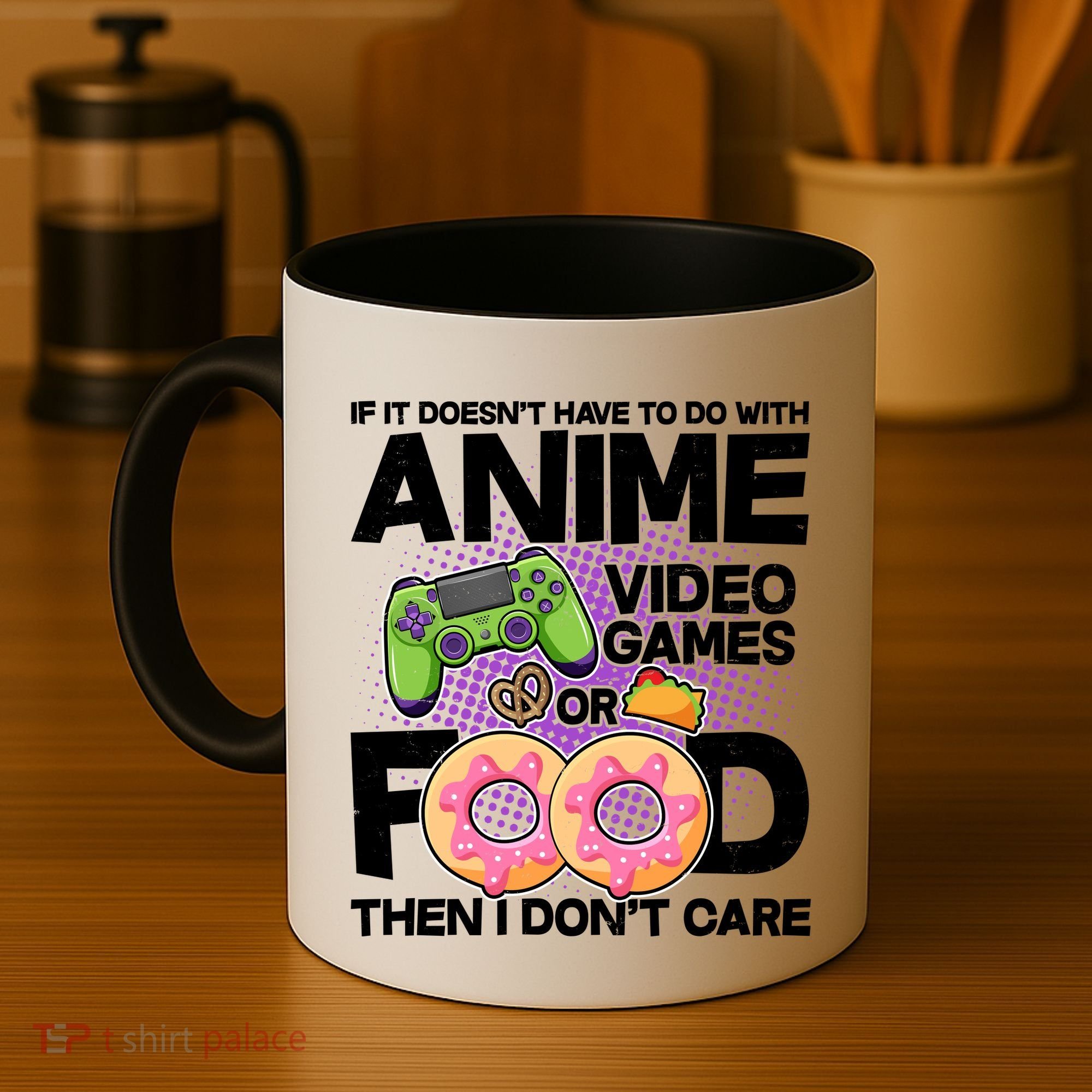 Funny Anime Food And Video Games Coffee Mug