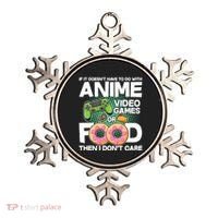 Funny Anime Food And Video Games Ornament thumb 0