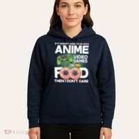 Funny Anime Food And Video Games Hoodie thumb 5