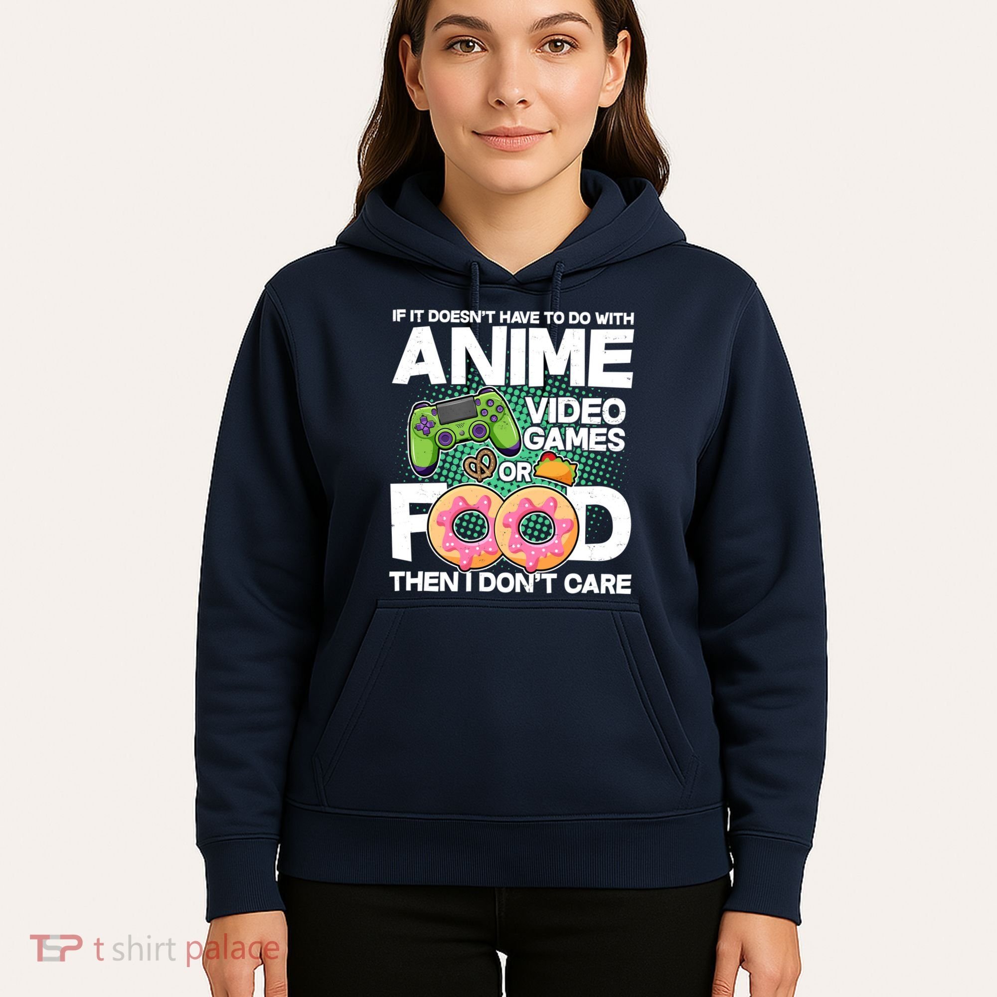 Funny Anime Food And Video Games Hoodie