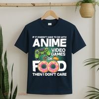 Funny Anime Food And Video Games T-Shirt thumb 2