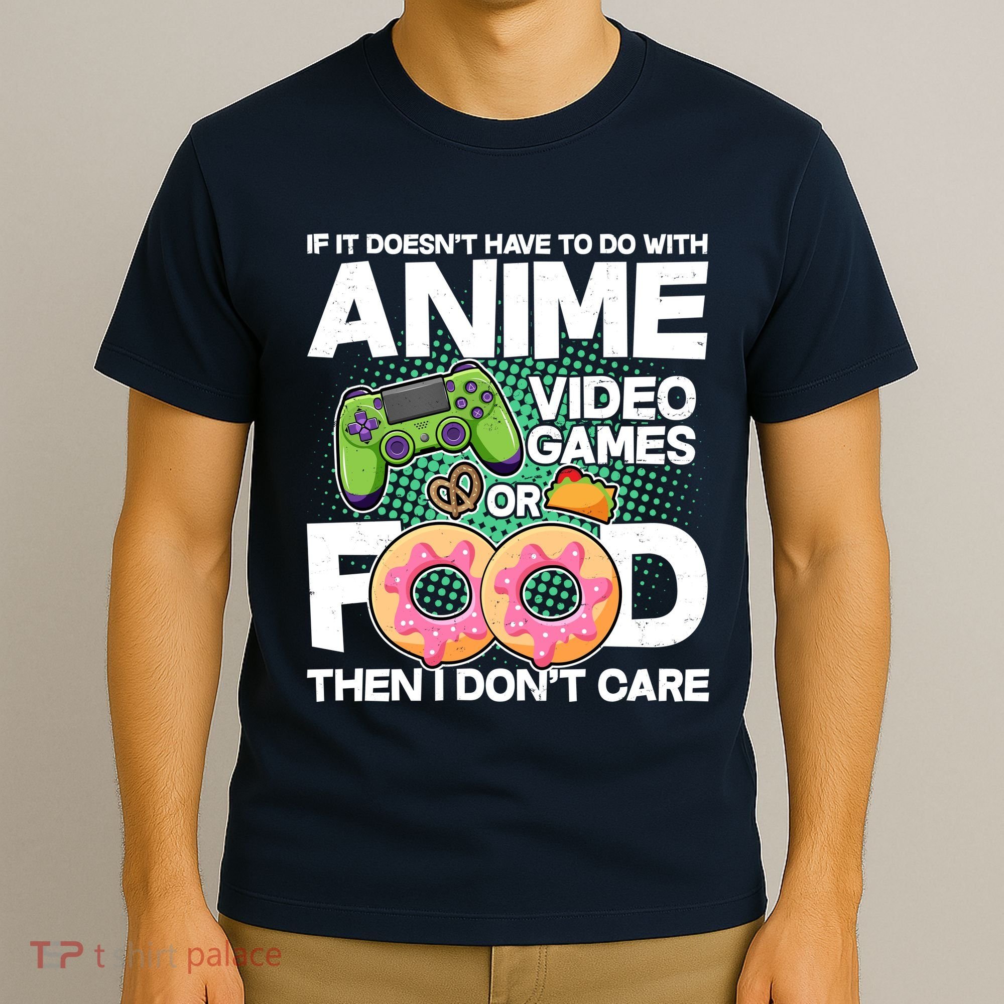 Funny Anime Food And Video Games T-Shirt