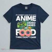 Funny Anime Food And Video Games T-Shirt thumb 5