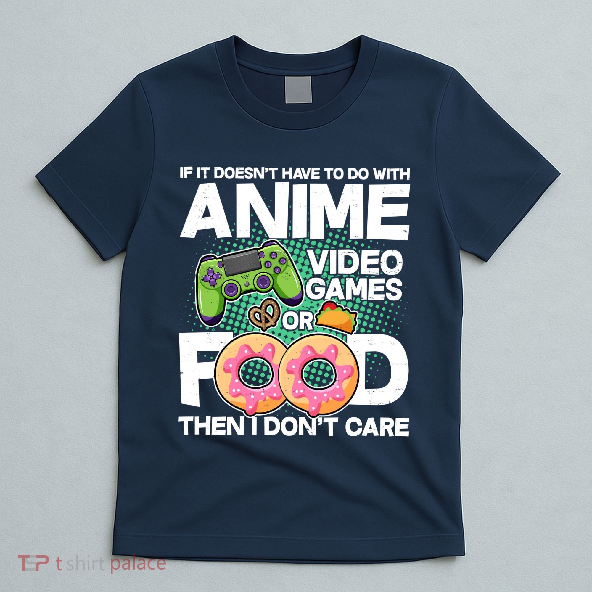 Funny Anime Food And Video Games T-Shirt
