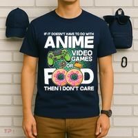 Funny Anime Food And Video Games T-Shirt thumb 6