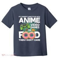 Funny Anime Food And Video Games Toddler T-Shirt thumb 0