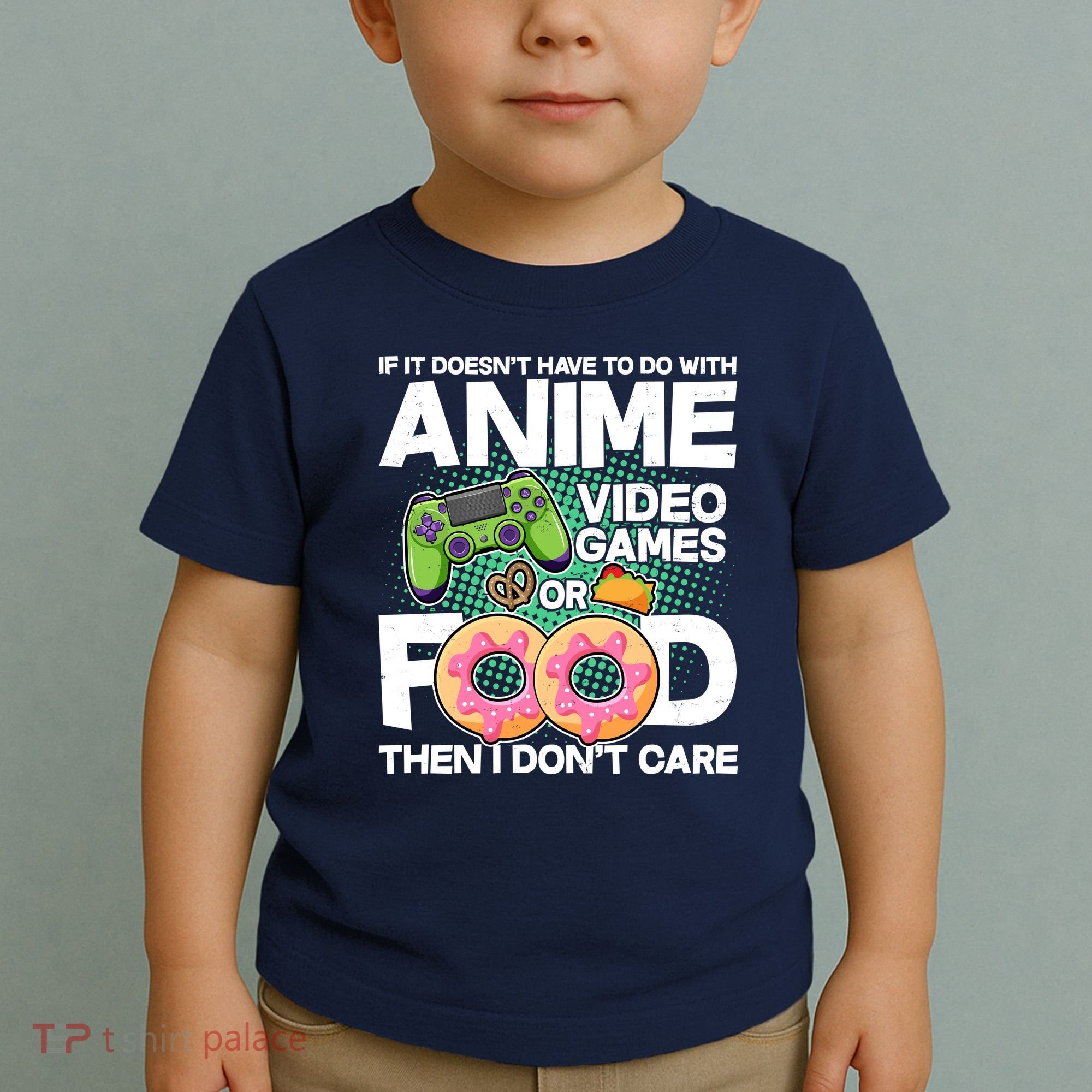 Funny Anime Food And Video Games Toddler T-Shirt