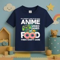 Funny Anime Food And Video Games Toddler T-Shirt thumb 3