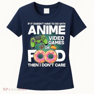 Funny Anime Food And Video Games Women's T-Shirt