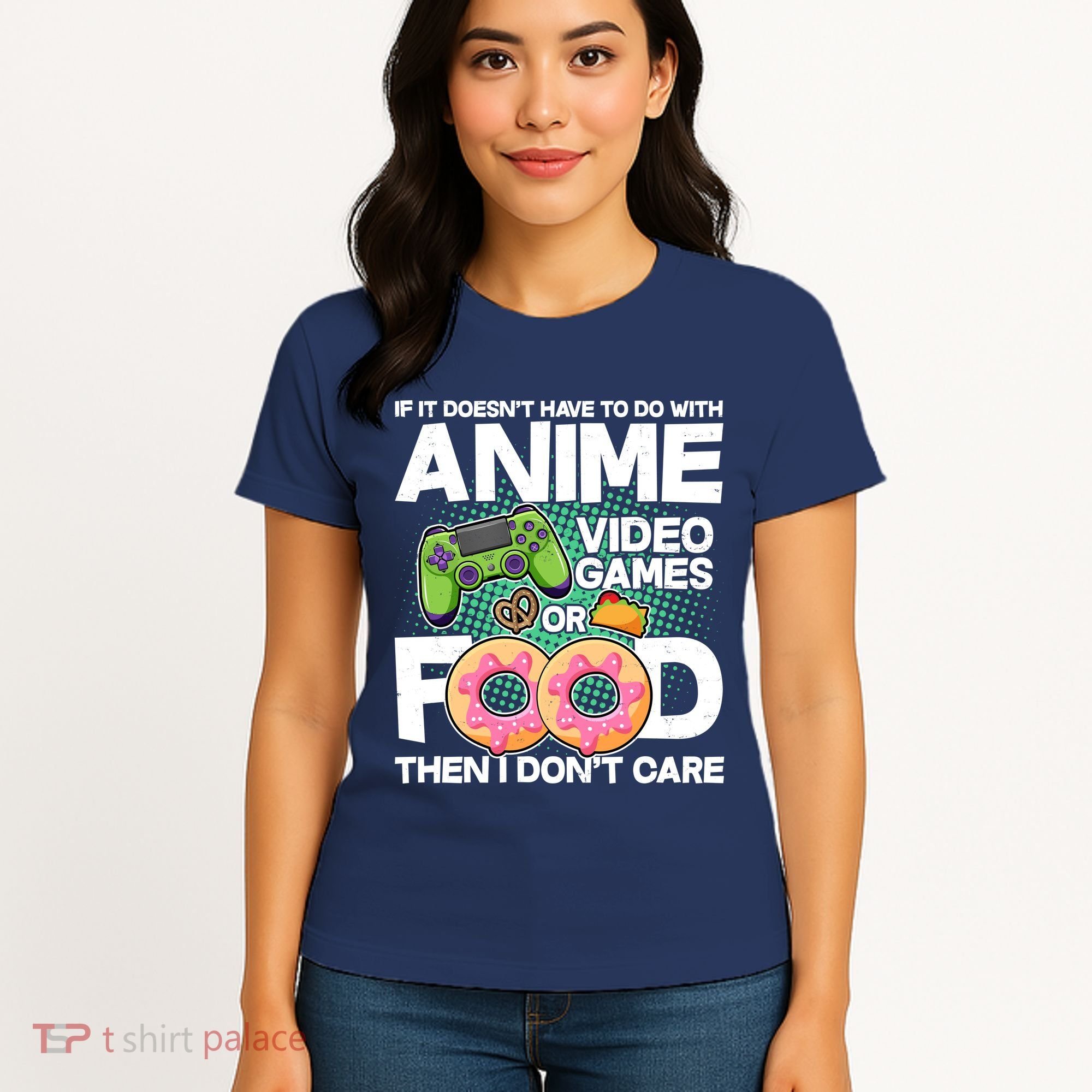 Funny Anime Food And Video Games Women's T-Shirt