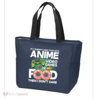 Funny Anime Food And Video Games Tote Bag thumb 3
