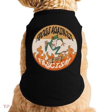 Frogs Against Fascism Doggie Tank
