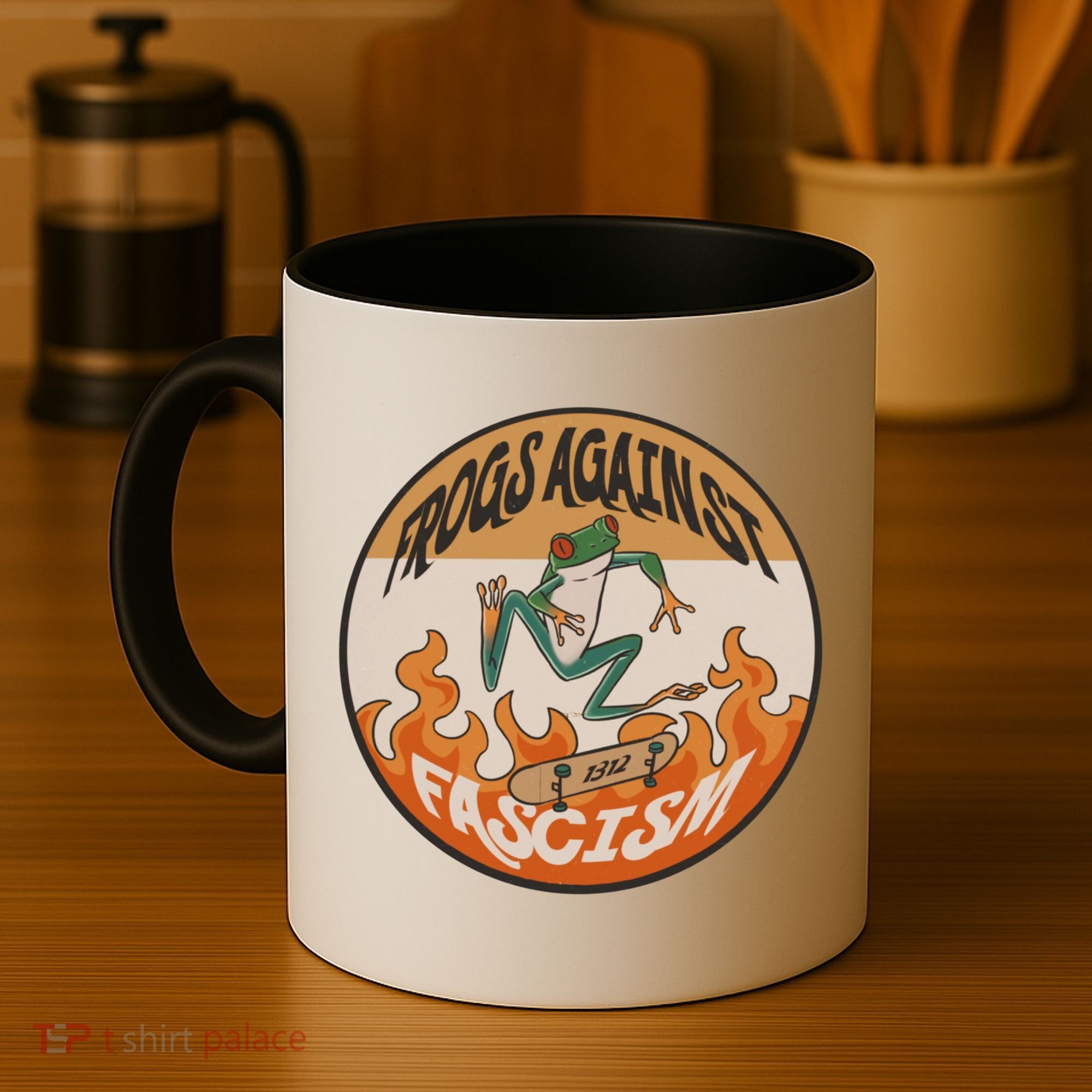 Frogs Against Fascism Coffee Mug
