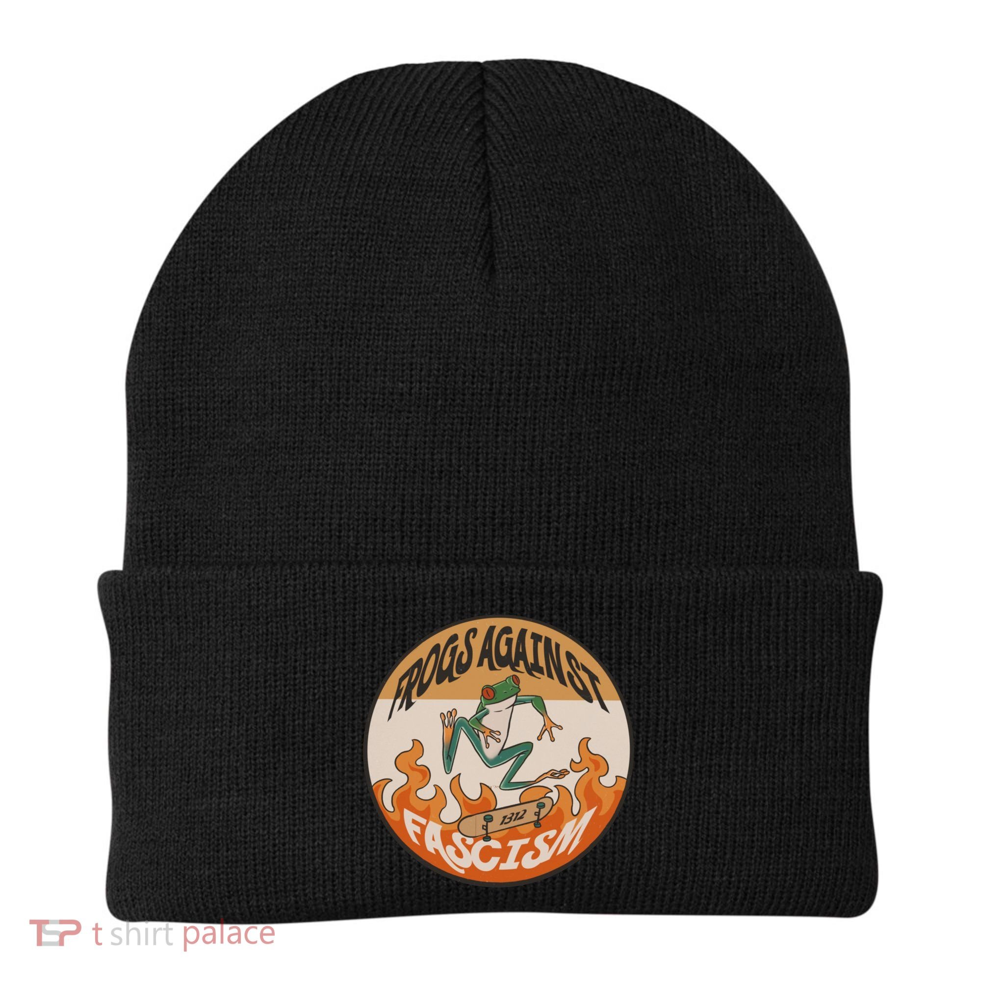Frogs Against Fascism Beanie