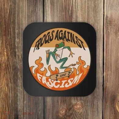 Frogs Against Fascism Coaster
