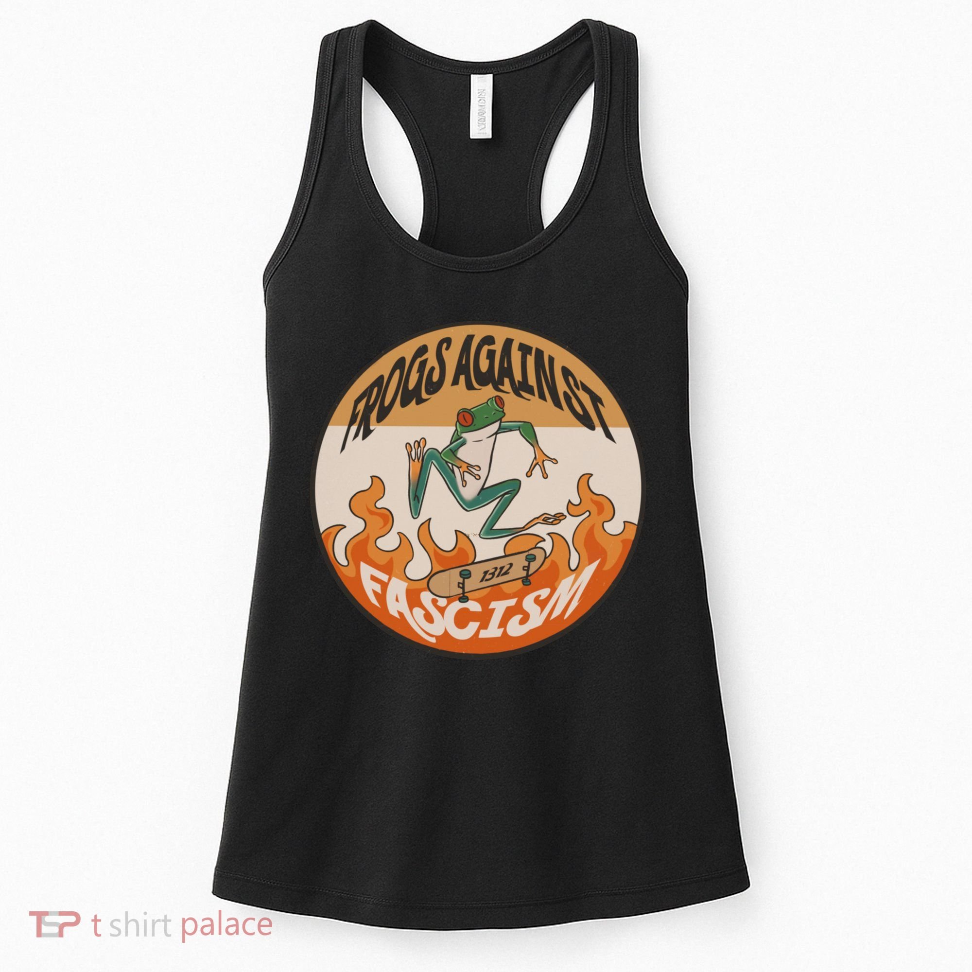 Frogs Against Fascism Women's Tank Top