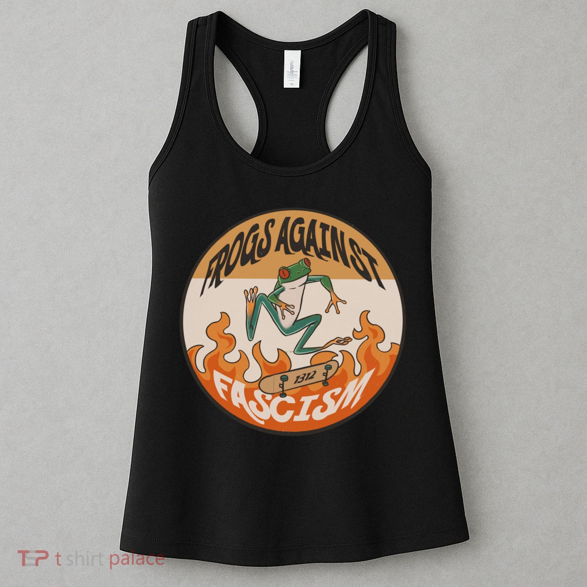 Frogs Against Fascism Women's Tank Top