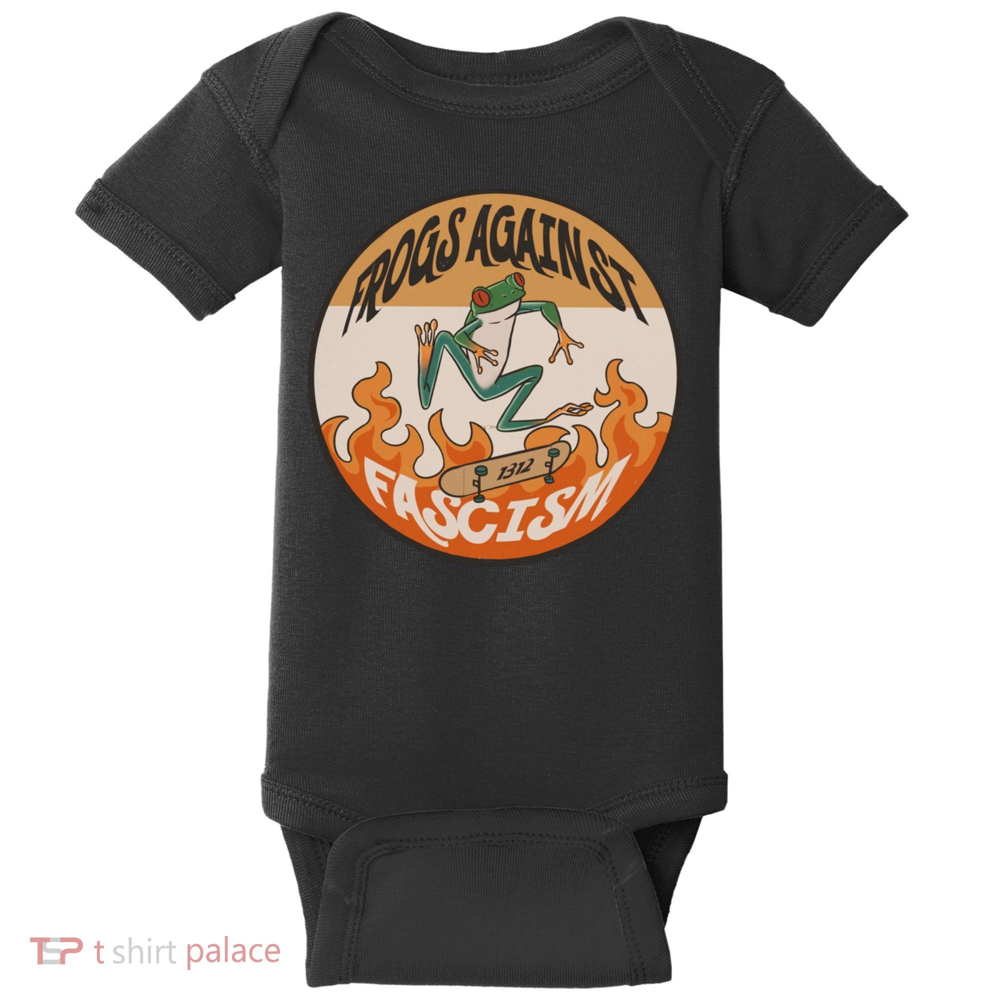 Frogs Against Fascism Baby Bodysuit