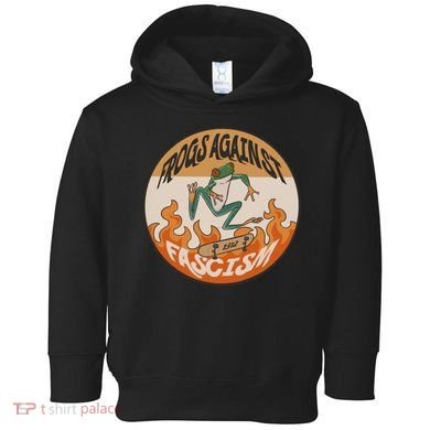 Frogs Against Fascism Toddler Hoodie
