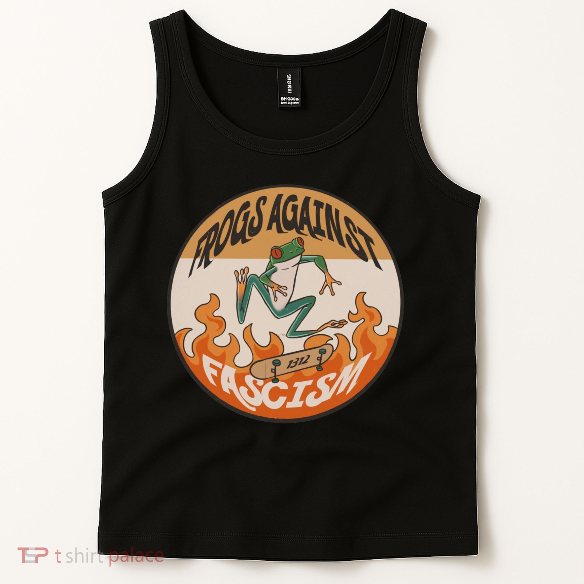 Frogs Against Fascism Tank Top