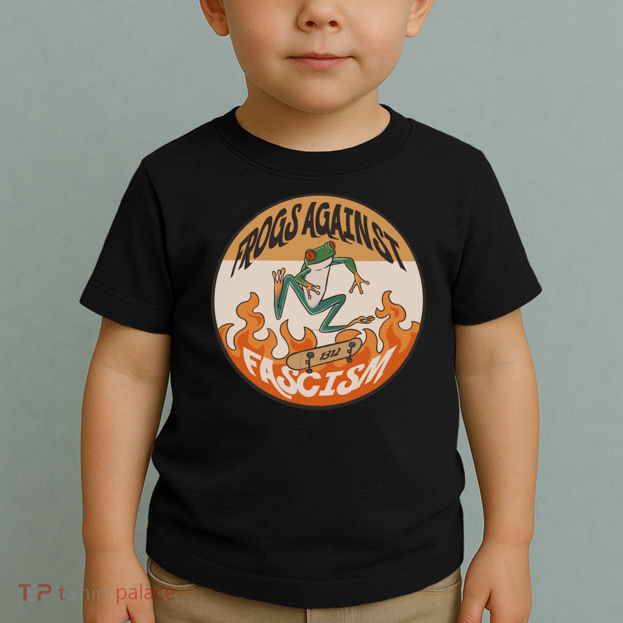 Frogs Against Fascism Toddler T-Shirt