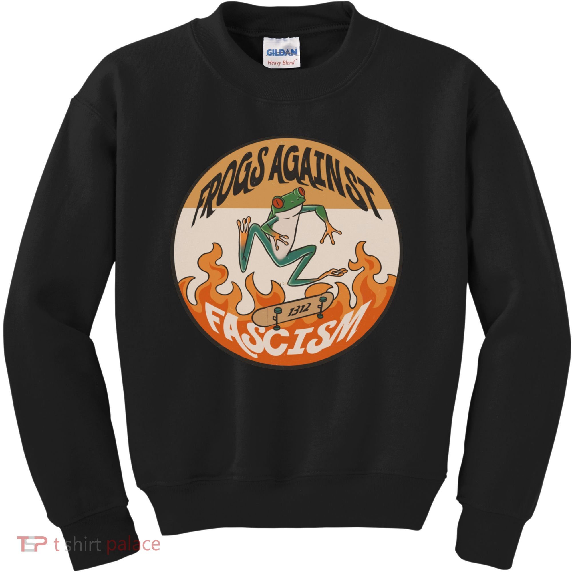 Frogs Against Fascism Kids Sweatshirt