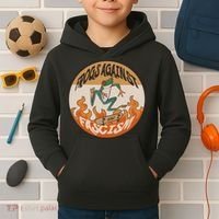 Frogs Against Fascism Kids Hoodie thumb 2