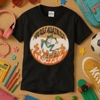 Frogs Against Fascism Kids T-Shirt thumb 3