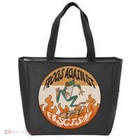 Frogs Against Fascism Tote Bag thumb 0
