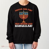 festive and fun that sounds like Hanukah Festival Women's Sweatshirt thumb 0