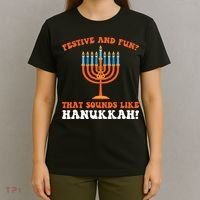 festive and fun that sounds like Hanukah Festival T-Shirt thumb 4