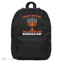 festive and fun that sounds like Hanukah Festival 16 in Basic Backpack thumb 0